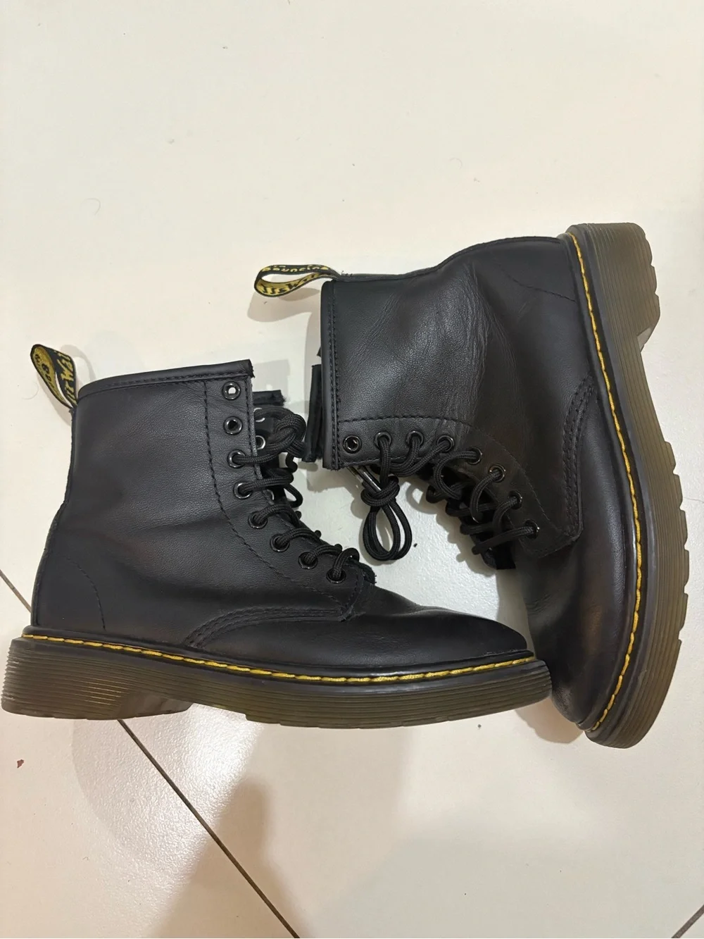 Dr. Martens Youth 1460 Softy T Leather Lace-Up Boots